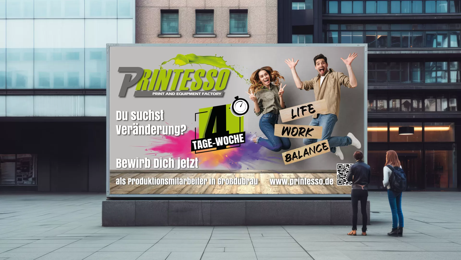 Arbeitsplatz Job Suchen Banner